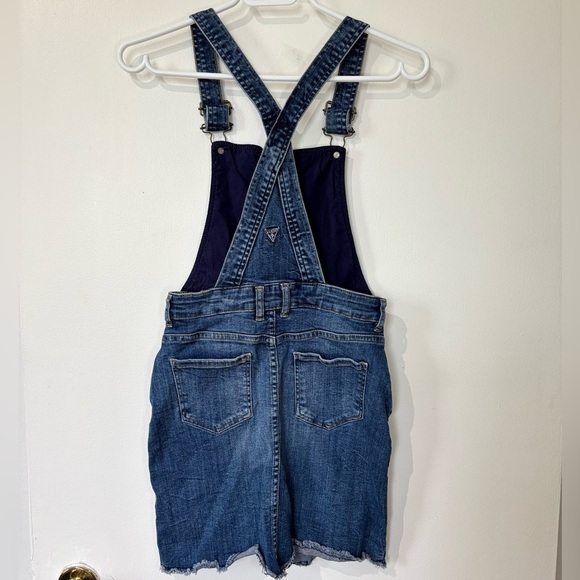 🎉4/30$🎉 Guess Denim Zip-Front Dress Overall - Size 12 (Fits XS) - Picture 8 of 9